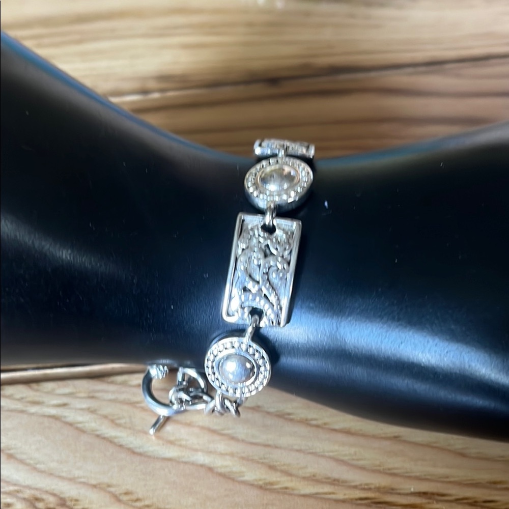 Premier Designs  Silver Bracelet with Intricate Design